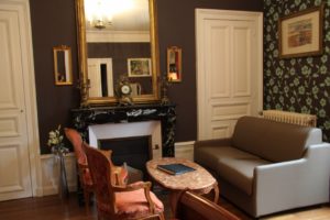 Chambre Hote a Arcis avec coin salon