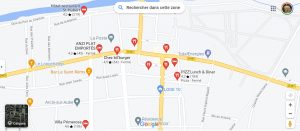 centre ville carte google